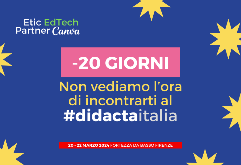 Tante sorprese al DidactaItalia Firenze 2024 con Canva